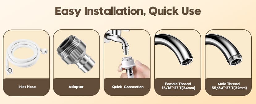 Auertech 18 lbs Portable Washing Machine, Fully Automatic Portable Washer with LED Display, 7 Wash Cycles, 4 Water Levels, Top Load Washing Machine for Apartment, RV, Dorm, Home