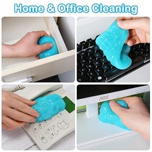 PULIDIKI Car Cleaning Gel Car Clean Putty, Universal Car Interior Cleaner Slime, Perfect Cleaning Kit Supplies, Auto Detailing Tools Accessories, Dust Remover Gifts for Men Women
