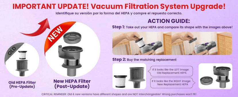 Cordless Vacuum Cleaner, 40KPA/500W/35Mins, Green LED Light, Lightweight Stick Vacuum Self-Standing, Vacuum Cleaners for Home Handheld Vacuum for Pet Hair, Carpet, and Hard Floors, U8