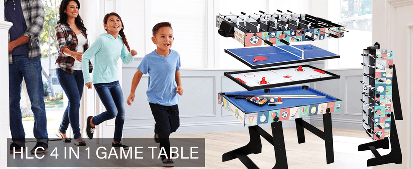 5in1 Multi-fuction Games Table,Folding Multi Game Combination Table Set with Ping Pong, Pool Billiards, Air Hockey, Bowling, and Shuffleboard for Indoor, Outdoor