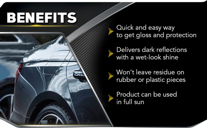 Meguiar's G7716 Gold Class Carnauba Quik Wax, Special Blend for Richness and Shine, Clear Coat Safe Meguiar's Quik Wax, Spray That Leaves Lasting Results Without Residue, 16 Oz