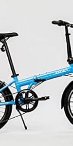 ZiZZO Campo 20 inch Folding Bike with 7-Speed, Adjustable Stem, Light Weight Frame