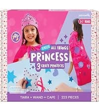 1500 fabric pieces, 6 thick boards, arts and crafts activities, birthday gift ideas, 4 5 6 7 8 years old kits, unicorn gifts Jackinthebox Poke Art Magical Flower Pressing Craft Kit for Girls, Ages 4-8 B0D839DLTL