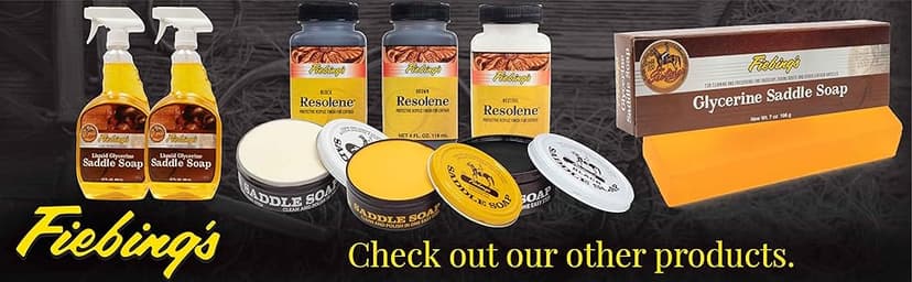 Fiebing's White Saddle Soap for Leather (3.5 oz Tin) - Leather Cleaner & Conditioner to Soften & Protect Leathercraft, Car Seat, Couch, Shoe & Saddles