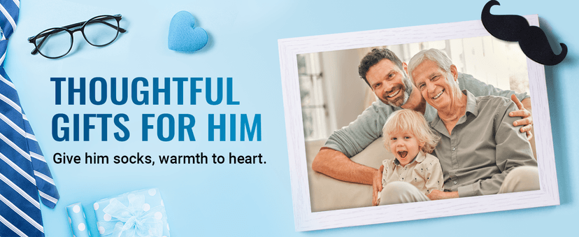 HAPPYPOP Novelty Family Gifts - Gifts For Son Uncle Brother Grandson Nephew, Funny Men Socks