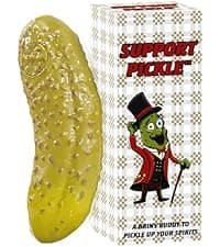 DR DINGUS Yodeling Pickle (1 Pickle) Sings Dill-lightful Musical Yodel Song - Hilarious Laughs - Singing Novelty Gag Gift for Friends Family Coworkers Office Students Classroom