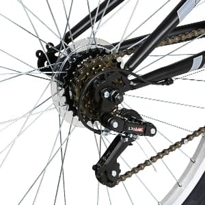 WEIZE Mountain Bike, 26/27.5 inch Outdoor Cycling Bike,18-Speed/High-Carbon Steel/Dual Full Suspension, Adjustable Ergonomic Seat for Men Women Adult, MTB Bicycle with Suspension Fork,Sleek Colors