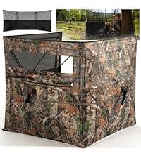 HUNTSEN Fishing Waders for Men Women - 2-Ply Nylon/PVC Waterproof Hunting Chest Waders with Boot Hanger&Phone Case, Size10-12