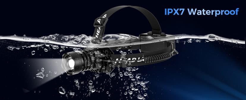 Curtsod Rechargeable LED Headlamp 2-Pack - 99000 Lumens Super Bright with Motion Sensor & 90° Rotation - Waterproof Headlight for Camping, Hiking, Running - 3 Light Modes