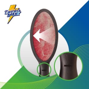 Twinko Max Lint Brush, Lint Remover, Pet Hair Remover, Clothes Brush, Magic Lint Remover Brush, Sheet and Carpet Cleaning Brush, 2-Sided and Reusable, No Need Lint Roller Refill.