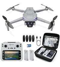 Contixo F19 Drone With 1080p HD FPV Camera, 20 Min Flight 360° Flips Brushless Motor RC Quadcopter With Altitude Hold, Obstacle Avoidance, Follow Me For Novice Beginner's Kids And Adults, 2 Batteries