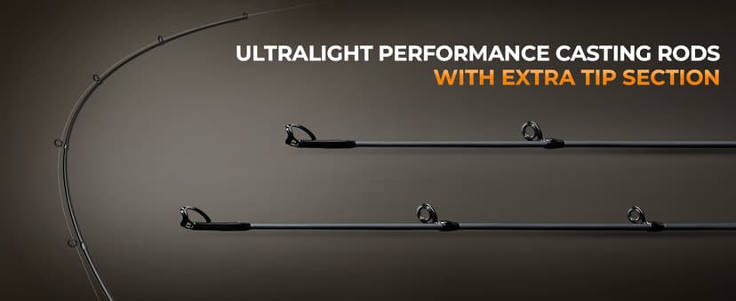 KastKing Zephyr Finesse Fishing Rods – BFS Baitcasting & Spinning Rods, IM6 Graphite, Extra Twin-Tip, 2pc & 3pc Travel Design, Ultra-Light Lure Casting, Stainless Steel Guides with Zirconium Rings