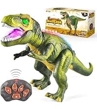JOYIN Big Dinosaur Toys for Toddlers, 6 Piece Large Soft Dinosaur Figures with an Educational Book, Jumbo Realistic Toys for Boys and Girls Gift, Kids Ages 1 2 3 4 5