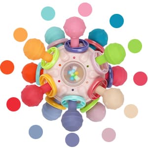 Baby Montessori Sensory Toys for 0-6 6-12 Months, Baby Teether Teething Toys for Babies 0 3 6 9 12 18 Months, Newborn Infant Learning Developmental Toys Gifts for 1 2 Year Old Boys Girls