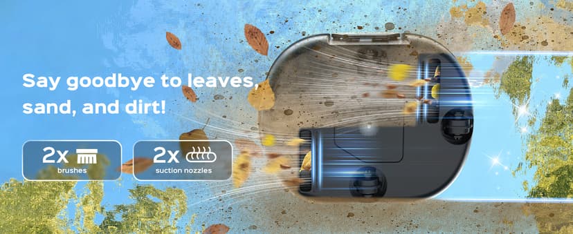 (2026 Upgrade) TALOSBO S1 PRO Robotic Pool Vacuum – Dual-Motor Above-Ground Pool Cleaner, 120 Mins Runtime, Quick Charging, 2.2L Large Filter Basket & Auto-Parking for Easy Retrieval