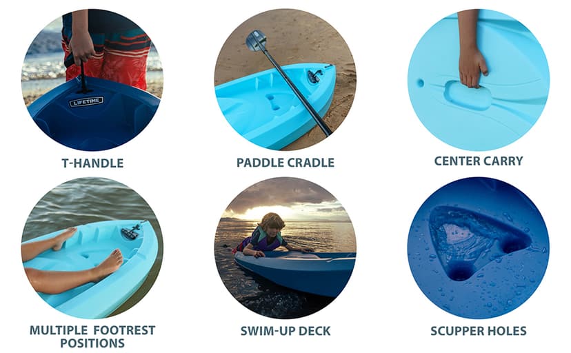 Lifetime Cadet Youth Kayak - Paddle Included