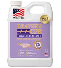 Leather CPR Cleaner & Conditioner 18oz - Cleans, Conditions, Restores & Protects Leather Furniture, Handbags, Car Seats, Interior, Jackets, Boots, Purses, Shoes, Couch, Saddles, Tack & More