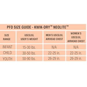 Airhead General Purpose Life Jacket for Adults & Kids - US Coast Guard Approved Life Vest for Men, Women, Youth, Child & Infant, Boating Safety PFD for Fishing & Swimming