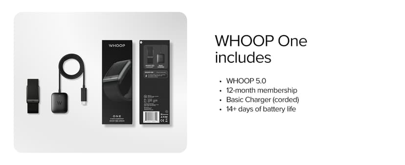 WHOOP 5.0/MG Activity Tracker - 12 Month Membership - Health and Fitness Wearable – 24/7 Activity and Sleep Tracker, Personalized Coaching, Menstrual Cycle Insights – 14+ Days Battery Life
