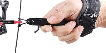 Archery Bow Release for Compound Bow Youth Bow Trigger 360° Adjustable Wrist Release Aids for Adults Hunting Shooting Accessories