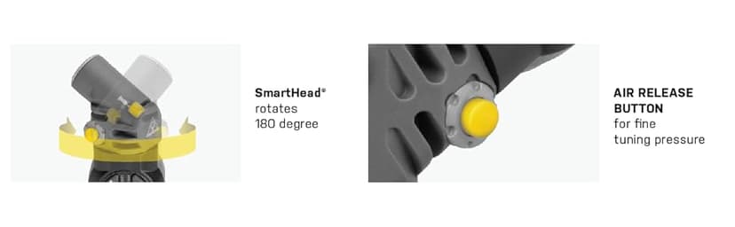 Topeak SmartGauge D2 Digital Tire Pressure Gauge – Presta/Schrader Compatible, 250 Psi/17 Bar, Precision Air Pressure Reader with LCD Display for Bikes, Motorcycles & Sports Equipment