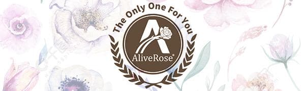 AliveRose Real Rose Gold Dipped Necklace Gifts for Women, 24K Gold Dipped Rose Pendant Necklace Jewelry Mothers Day Anniversaries Birthday Christmas Special Occasions Gifts for Her Mom Wife