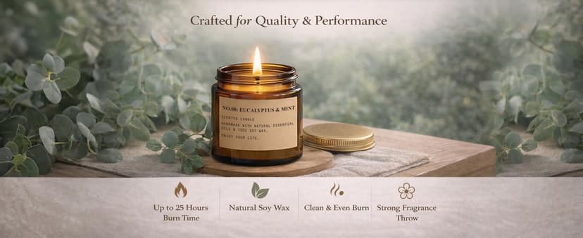 8 Pack Candles for Home Scented,Aromatherapy Jar Candle Gifts for Women, Natural Soy Wax Amber Candle Set, Scented Candles Set for Birthday Valentine Mother's Christmas Day Present