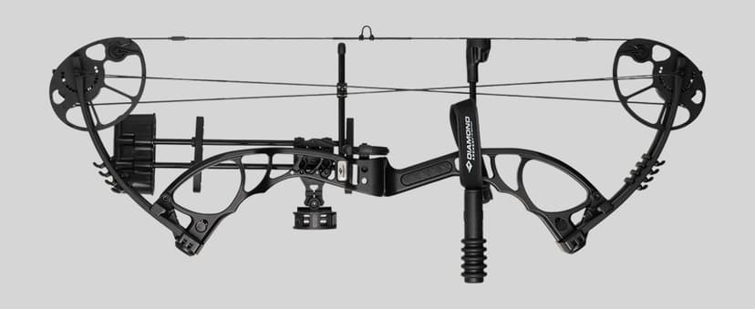 Diamond Archery Edge XT Adjustable Accurate Stable Fully Accessorized Versatile Compound Hunting Bow - 50 lbs Draw Weight