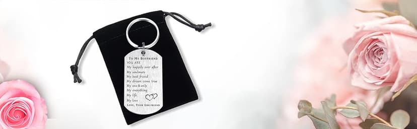 CPLJW Boyfriend Girlfriend BF GF Keychain Gifts for Anniversary Birthday Valentine Wedding Christmas Meaningful Presents