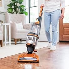 Kenmore DU4080 Featherlite Lift-Up Bagless Upright Vacuum 2-Motor Power Suction Lightweight Carpet Cleaner with HEPA Filter, 2 Cleaning Tools for Pet Hair, Hard Floor, Orange