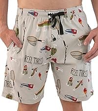 Lazy One Funny Ocean Pajama Pants For Men, Men's Separate Bottoms, Lounge Pants, Fishing PJs