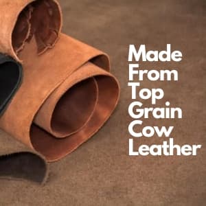 Wise Owl Accessories Real Leather Mens Bifold Wallet RFID Blocking Slim Minimalist Front Pocket - Thin & Stylish with ID Window in Gift Box (Crazy Horse, Coffee)