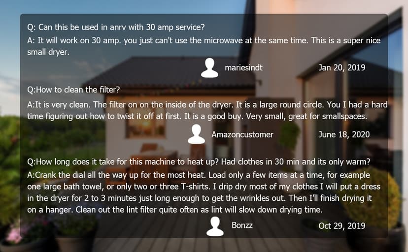 COSTWAY Compact Laundry Dryer, 110V Electric Portable Clothes Dryer with Stainless Steel Tub, Control Panel Downside Easy Control for 4 Automatic Drying Mode, White