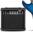 Ktaxon Electric Guitar Kit, 39 Inch H-H Pickups Beginner Electric Guitar Set with 20W Amplifier, Bag, Strap, Cable, Accessories for Adults & Teens (Tiger Blue)
