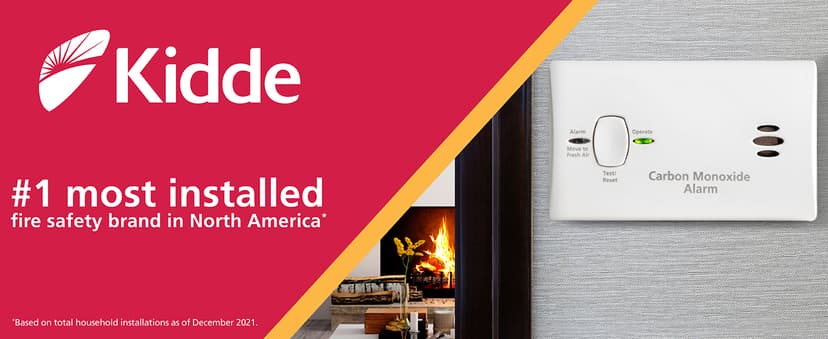 Kidde Carbon Monoxide Detector, AA Battery Powered, Portable for Travel or Home, 85 dB Alarm, LED Status Indicators, 3rd Edition