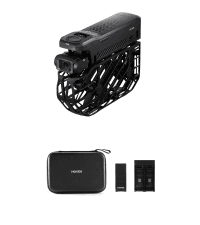 HOVERAir X1 Drone with Camera, Follow-me Drone with Self-Flying Mode, Foldable Mini Drone with HDR Video Capture, Palm Takeoff, Intelligent Flight Paths, Hands-Free Control Black (Combo Plus)
