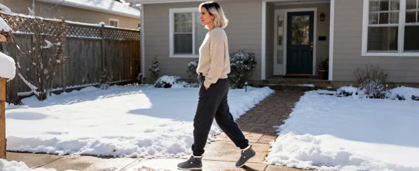 Spesoul Winter Boots for Women Waterproof Snow Boots Fuzzy Zero Drop Winter Shoes Slip On Ankle Booties for Outdoor Walking