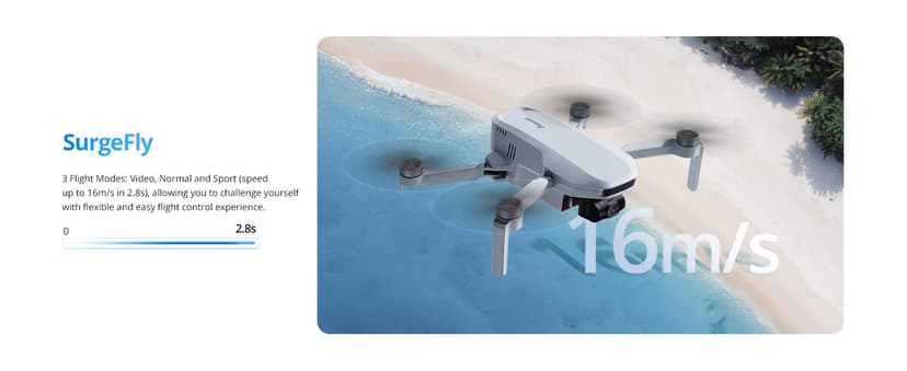 Potensic ATOM 3-Axis Gimbal 4K GPS Drone, Under 249g, 32 Mins Flight, 6KM Long Range Transmission, Visual Tracking, 4K/30FPS QuickShots, 12MP Photo, Lightweight and Foldable for Adults Beginners