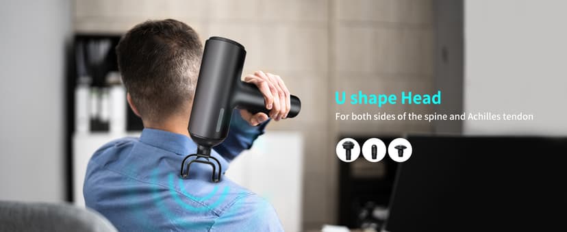 arboleaf Massage Gun deep Tissue, 6 Speeds Powerful Handheld Percussion Muscle Massager Gun with Portable Travel Case for Back, Shoulder, Sore Muscles, Pain Relief for Athletes, Relax, Gifts