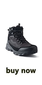 SILENTCARE Men's Warm Snow Boots, Fur Lined Waterproof Winter Shoes, Anti-Slip Lightweight Ankle Boot