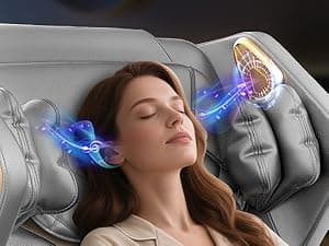 Massage Chair Full Body, Zero Gravity Massage Chair 2026 for Back Fatigue with 10 Fixed Rollers, Heating, Airbags, Phone Controller, Bluetooth Speaker, Nightlights for Living Room, Bedroom