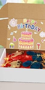 10 PCS Gift Boxes with Lids, 10.6x7.8x3.1 Inch Kraft Paper Gift Box, White with Ribbon, Bridesmaid Proposal Box for Wedding, Packaging, Present, Birthday, Cupcake