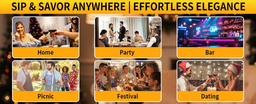 CIRCLE JOY Rechargeable Electric Wine Opener Set 8-in-1 Stainless Steel Automatic Wine Bottle Opener Gift Set w/Electric Wine Aerator Pourer, Foil Cutter, Wine Drip Ring, Vacuum Pump & 2 Wine Stoppers