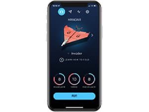 POWERUP 4.0 The Next-Generation Smartphone Controlled Paper Airplane Kit, RC Controlled. Easy to Fly with Autopilot & Gyro Stabilizer. for Hobbyists, Pilots, Tinkerers.