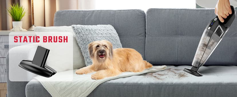 Handheld Vacuum Cordless, 9000PA Strong Suction, 2 Suction Modes, Fast Type-C Charging, Lightweight, Portable Car Vacuum Cleaner for Home Pet Office