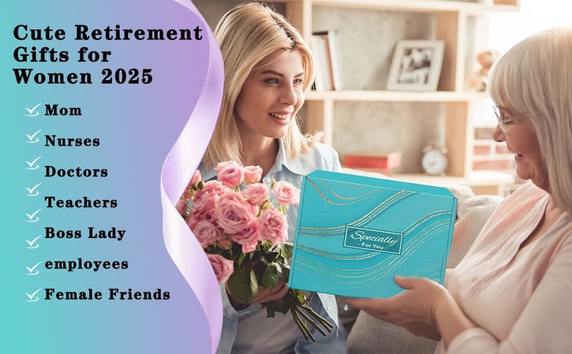 Retirement Gifts for Women, Best Happy Retirement Gifts for Teachers Nurses Coworkers Friends Grandma, Funny Retired Christmas Gift Basket for Women with 20 Oz Tumbler, Canvas Tote Bag, Makeup Bag