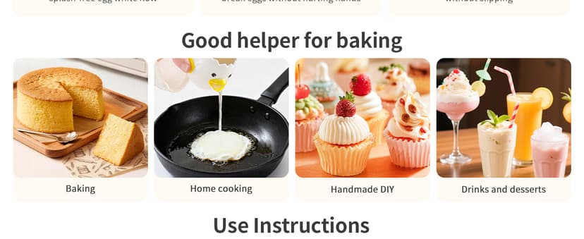 LuoCoCo Cute Egg Separator, Ceramics Vomiting Chicken Egg Yolk White Separator, Practical Household Small Egg Filter Splitter, Kitchen Gadget Baking Assistant Tool, Dishwasher Safe (Yellow) B094NTCSDJ