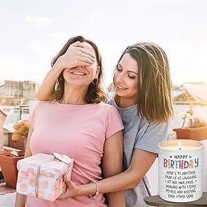 Unique Birthday Gifts for Women Friendship - Gifts for Best Friend Woman, Happy Birthday Candles for Bestie - BFF Gift for Women, Happy Birthday Gift for Friend Scented Candles
