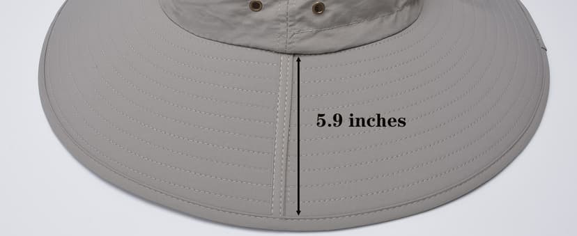 Leotruny Super Wide Brim Bucket Hat UPF50+ Waterproof Sun Hat for Fishing Hiking Camping