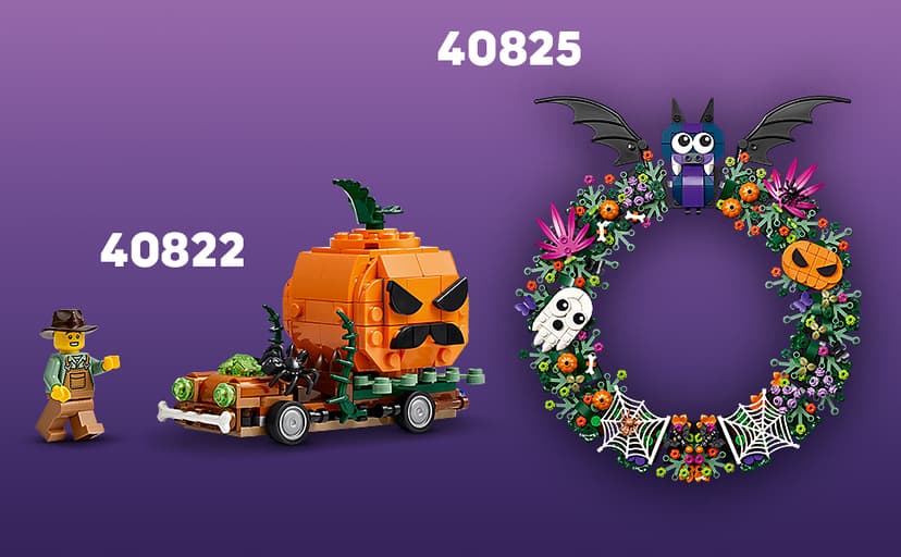 Building Toys for Boys & Girls, Ages 8+, Halloween Decor & Craft, 177 pieces, Gift for Kids LEGO Jack-O'-Lantern Pickup Truck 40822 B0FMPL53NT